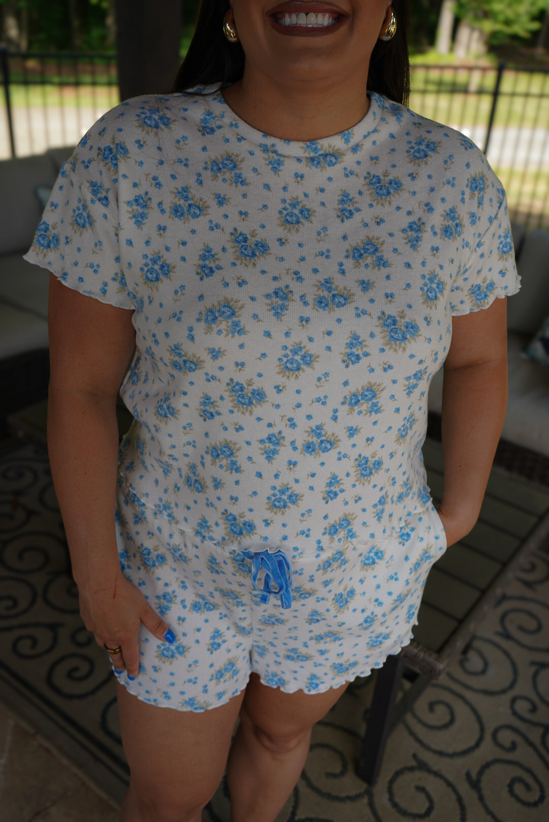 Blue Raz Bloom Lounge Set* 1 small left