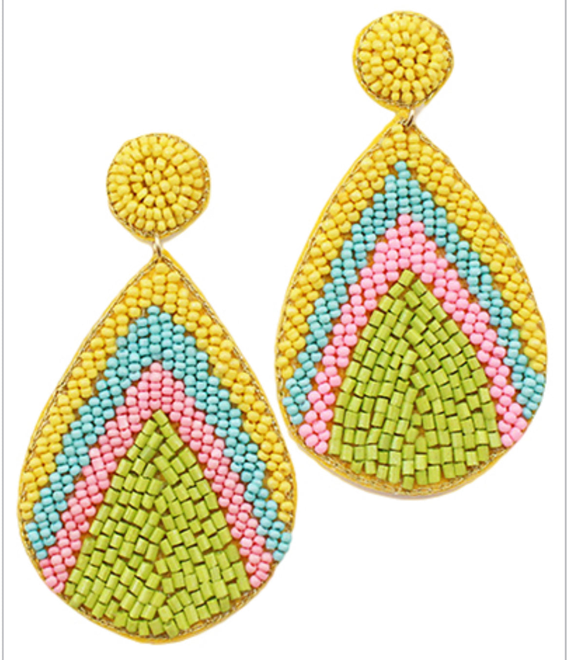 Radiant Raindrop Charms - Yellow