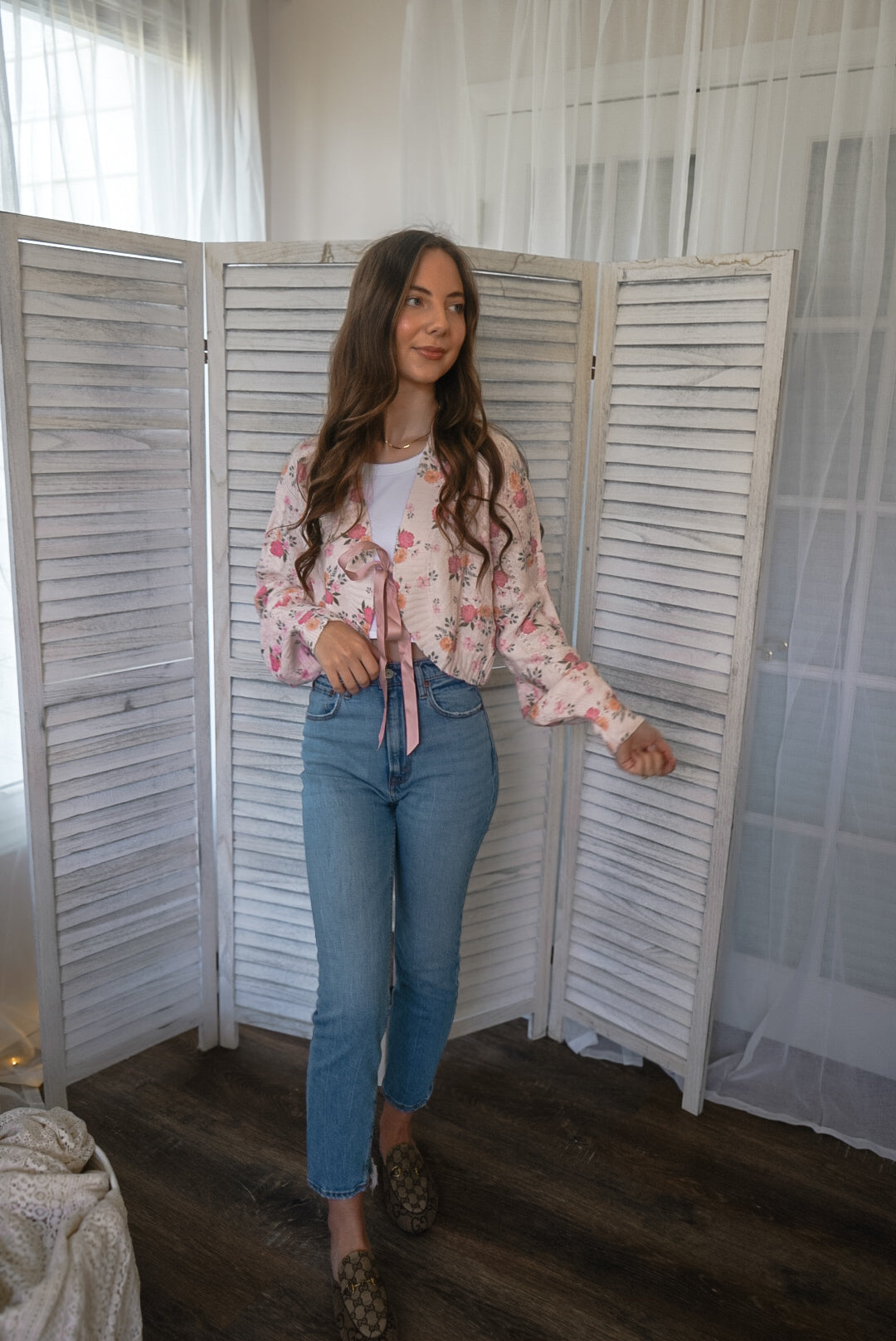 Flower Girl Cardigan* 1 small