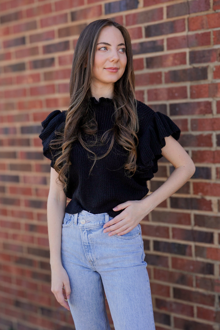 Modern Chic Ruffle Top