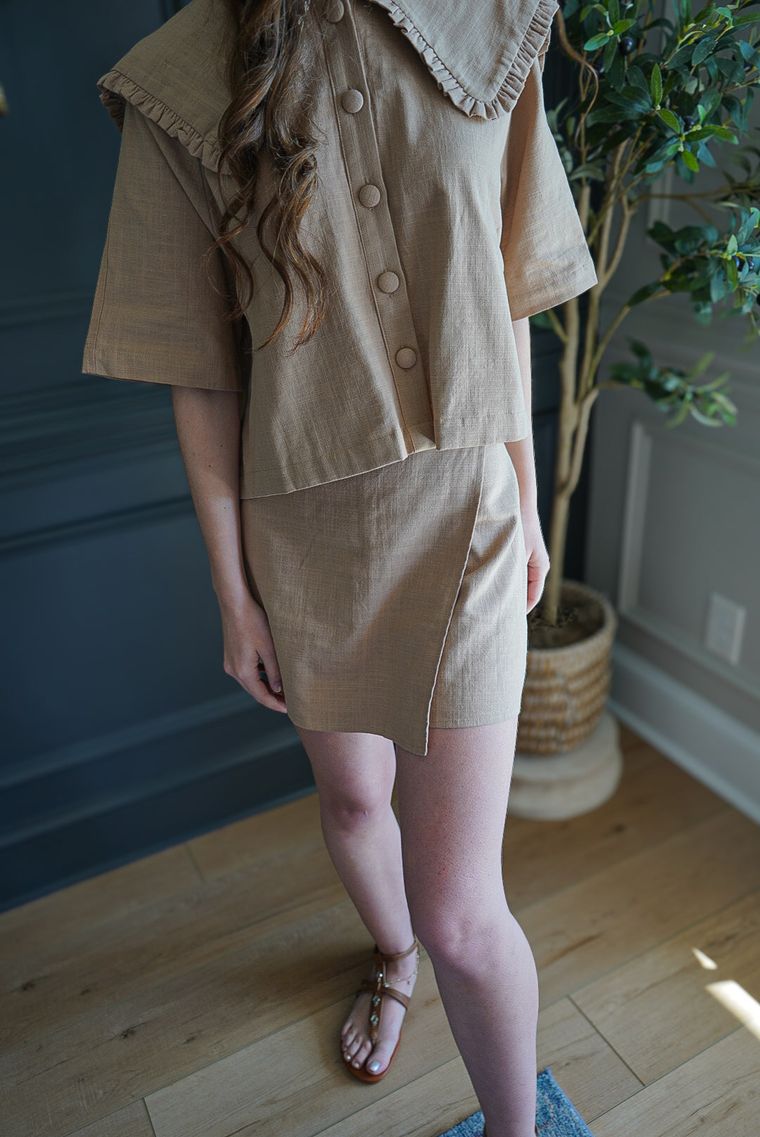 The Blair Linen Skort