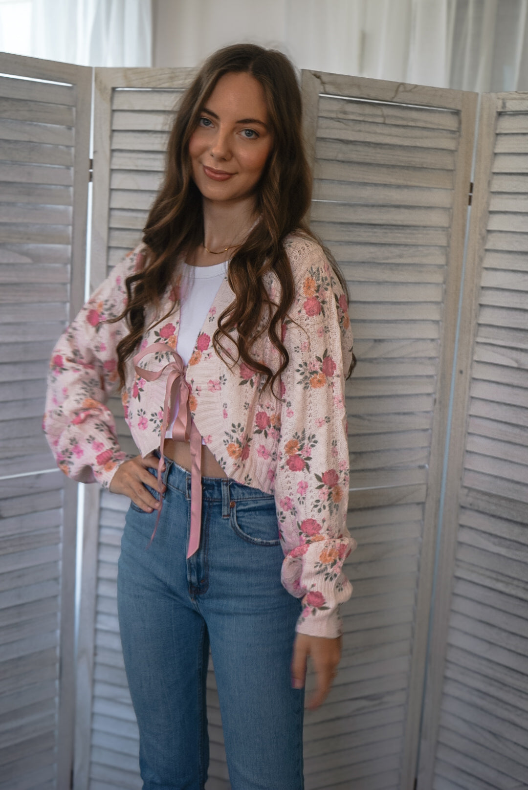 Flower Girl Cardigan* 1 small