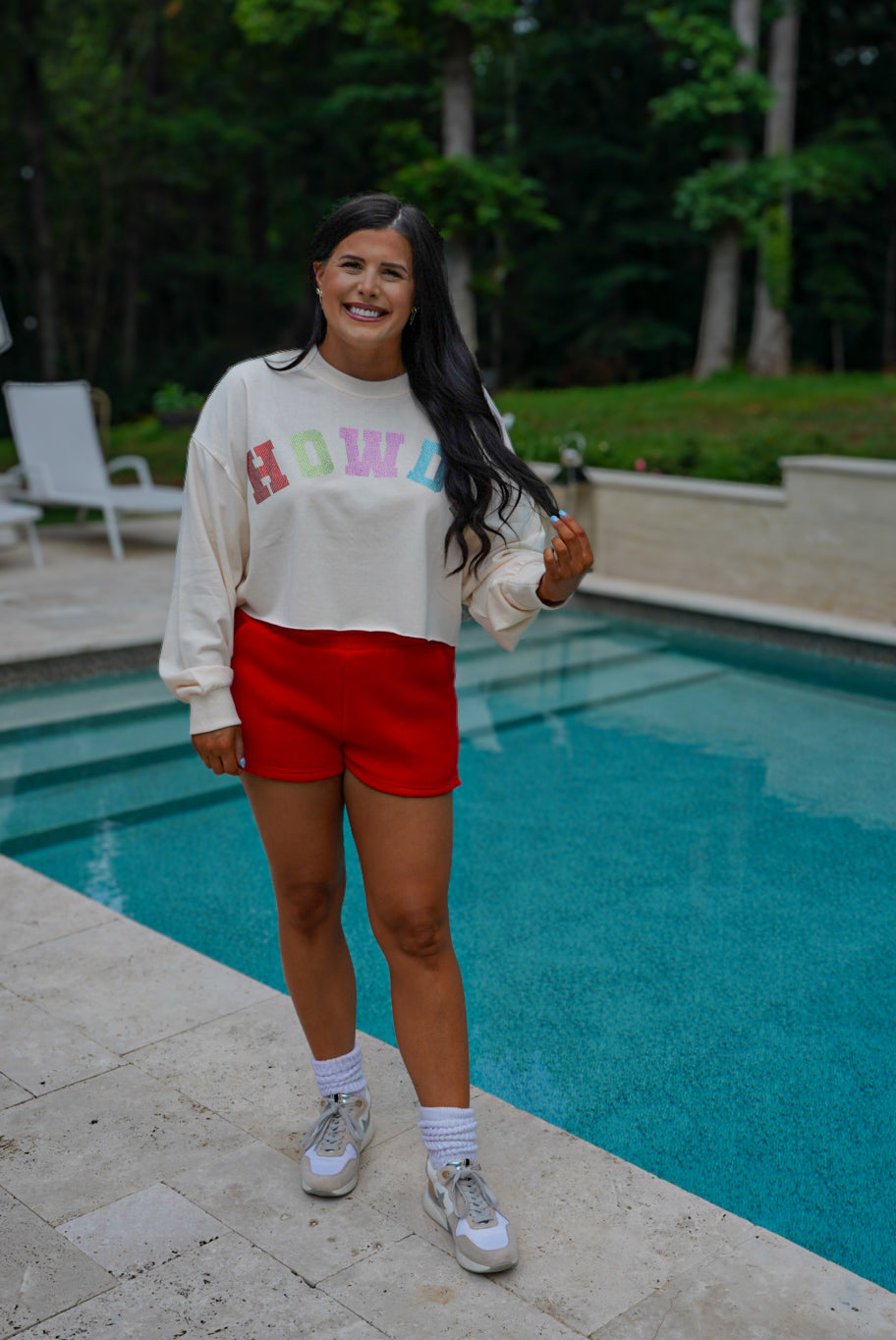 Red Sweatshorts ๐น 1 small & large