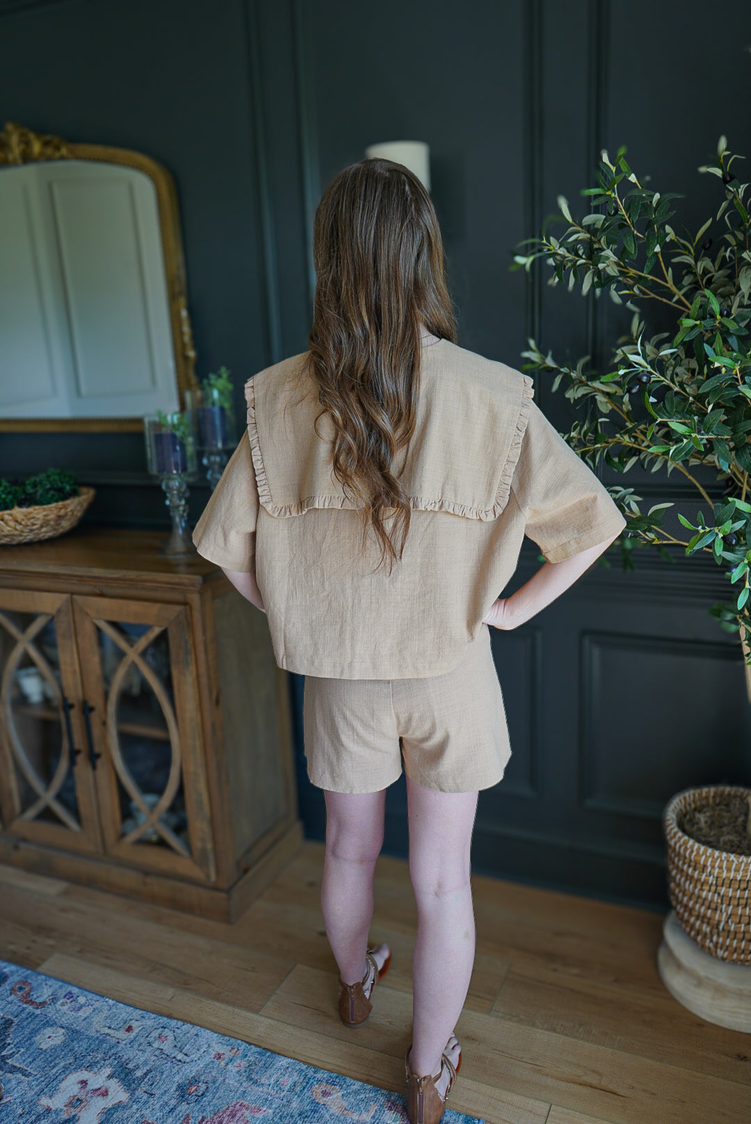 The Blair Linen Short Sleeve Jacket