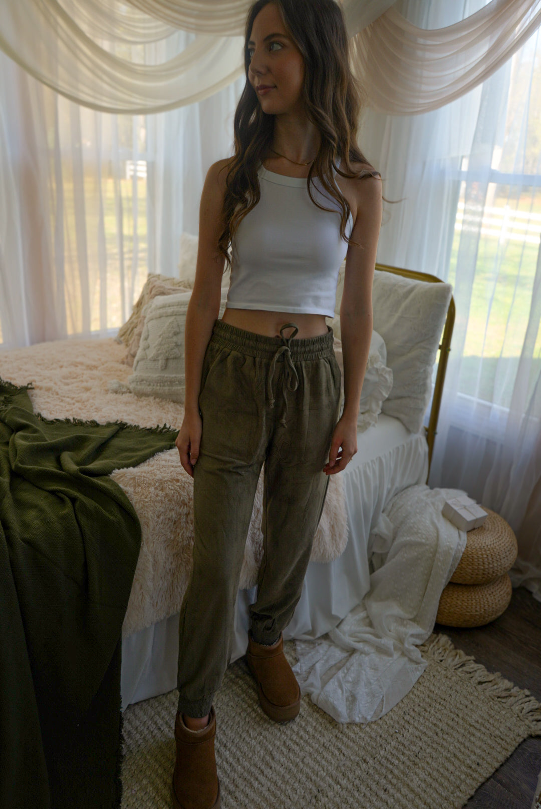 Olive Joggers π 1 small & large
