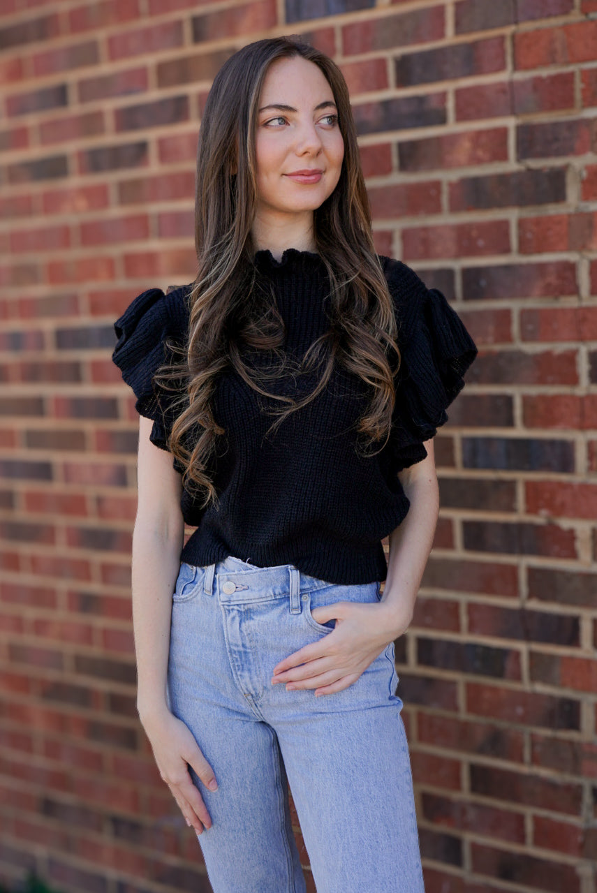 Modern Chic Ruffle Top