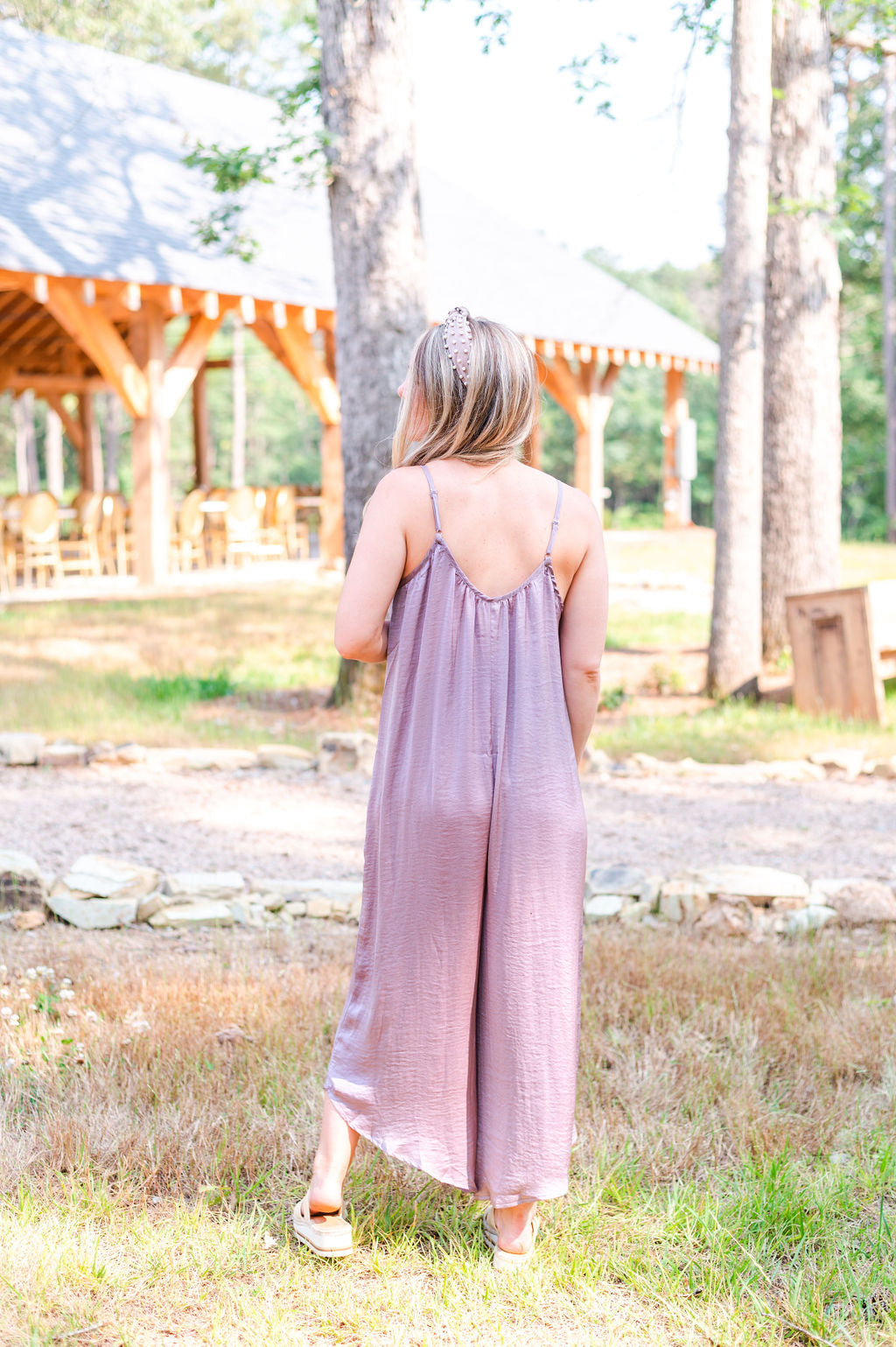 Breezy Retreat Lavender Jumpsuit