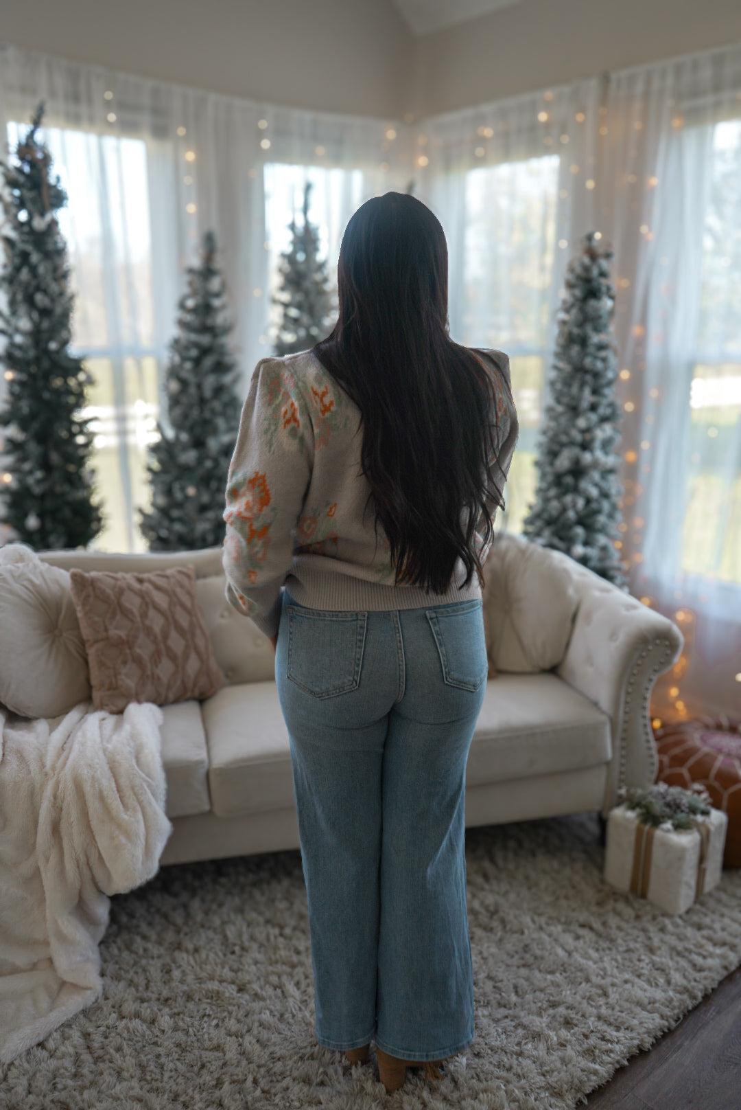 Jacquard Knit Sweater