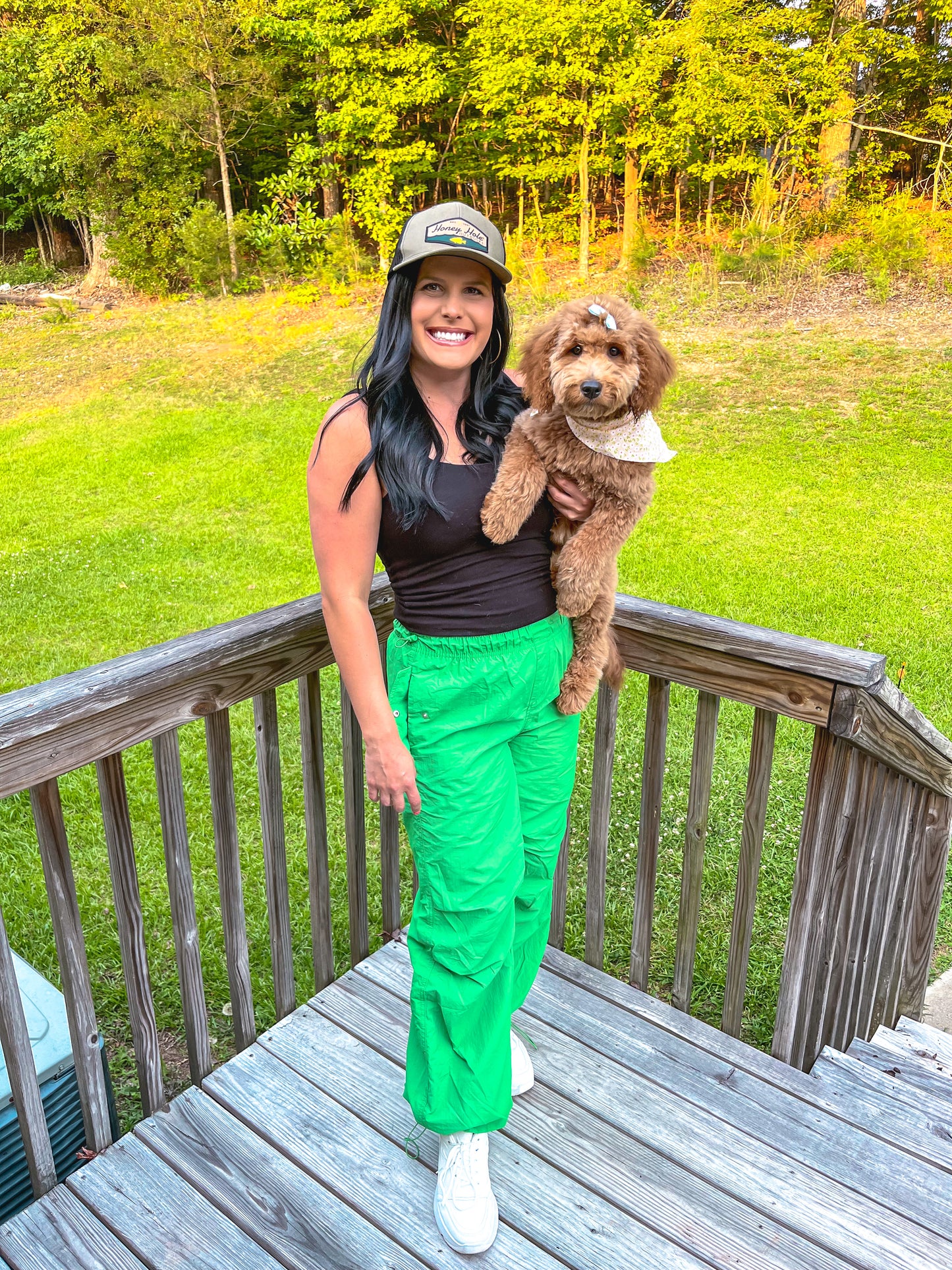 Green Goddess Cargo Pants