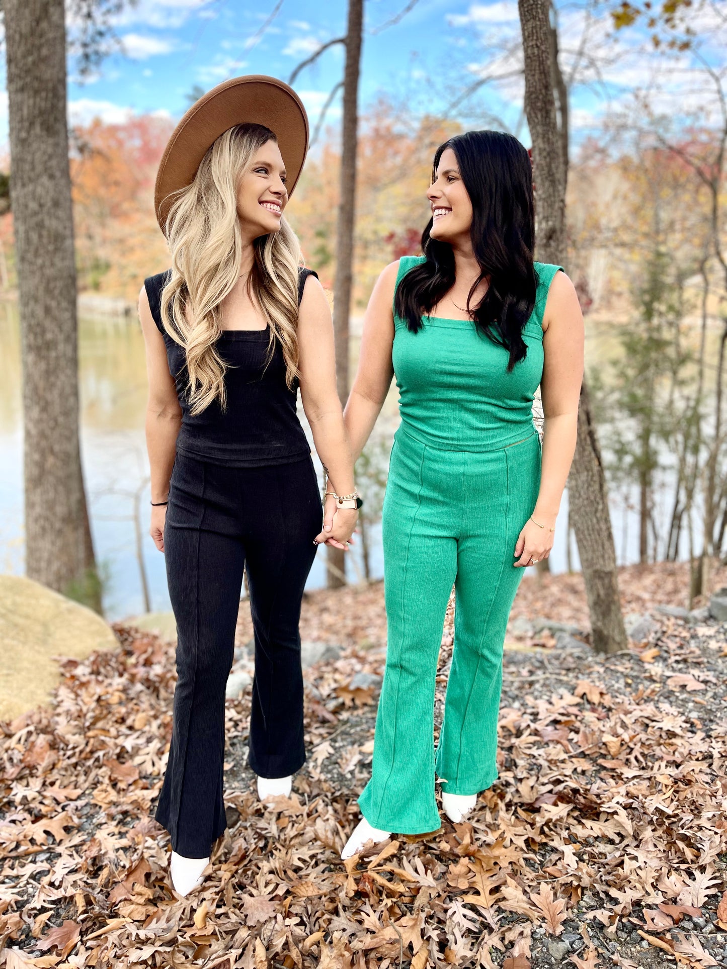 All The Drama Green Top