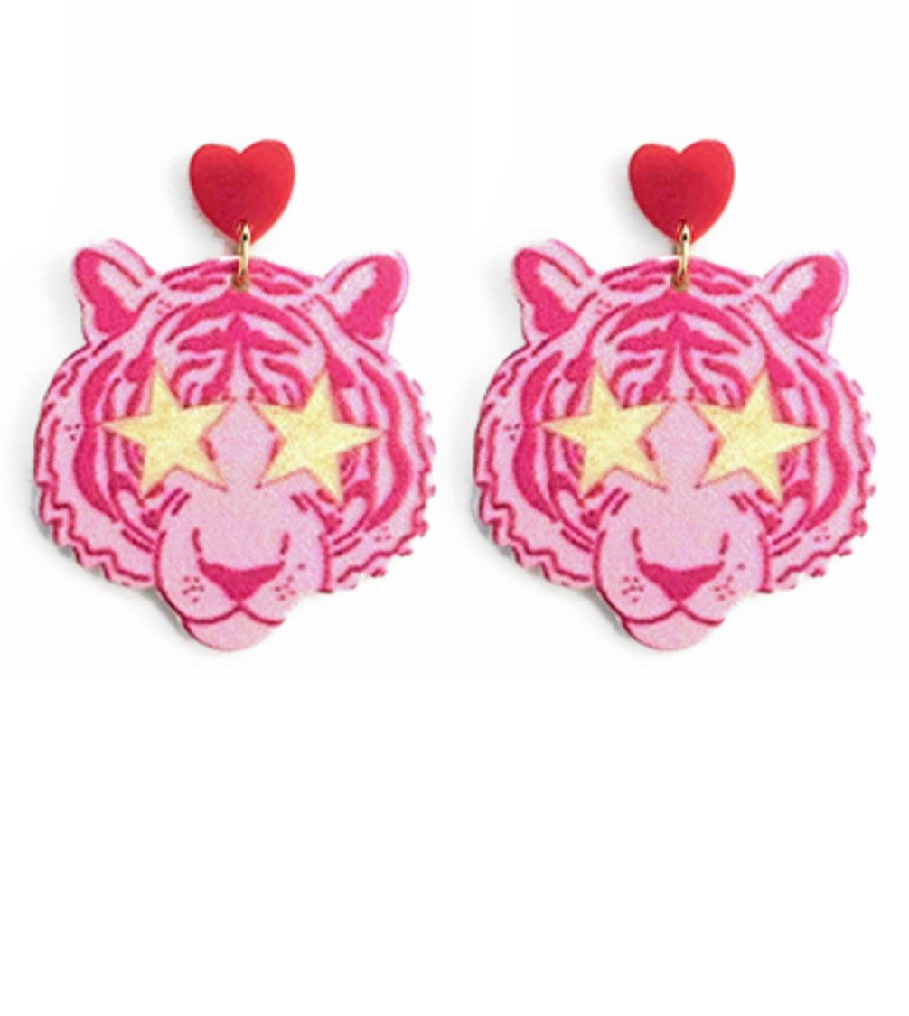 Eye of the tiger earrings