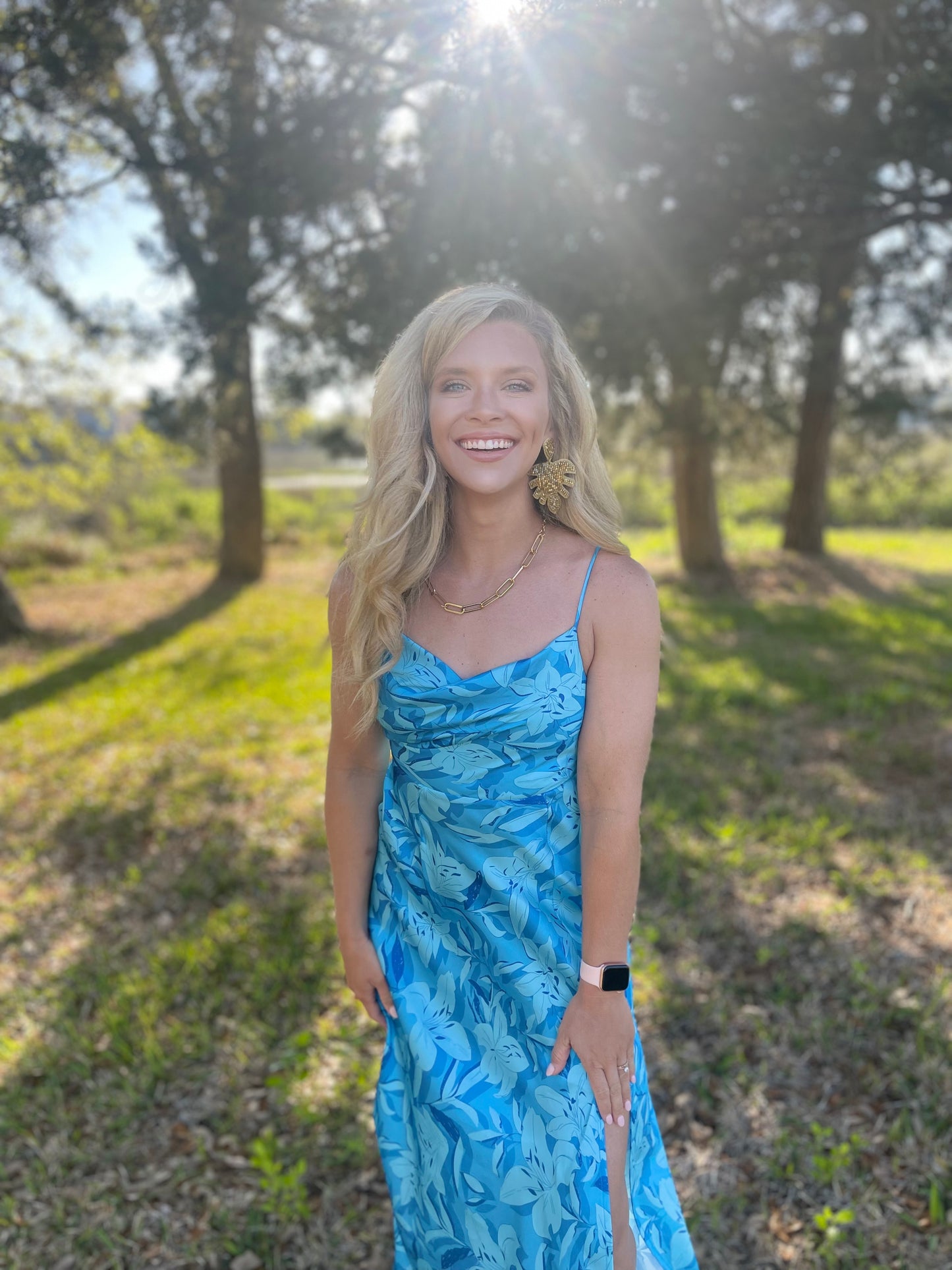 Florida Keys Midi Dress 🩵 1 XS & S left