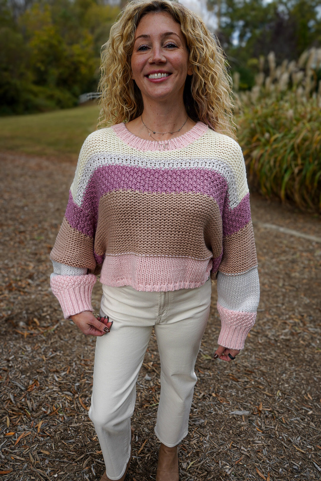 Stardust Whisper Light Pink Sweater