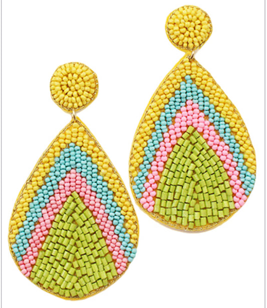 Radiant Raindrop Charms - Yellow