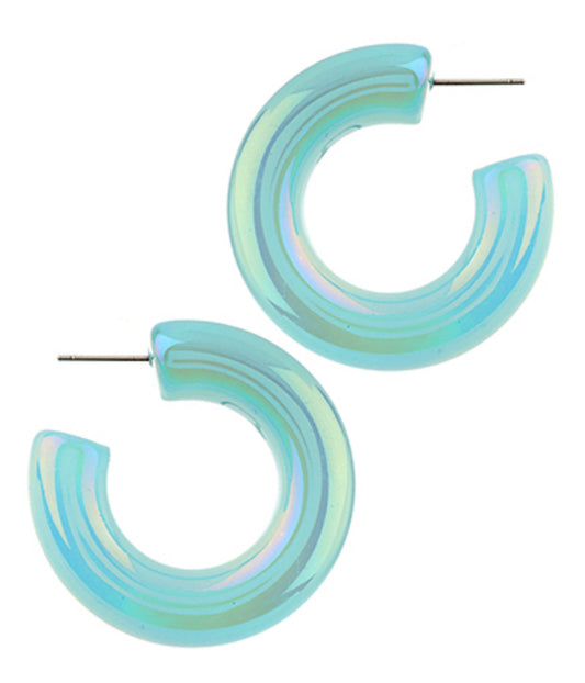 Chic Times Hoops - Turquoise