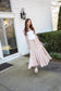 Coast Line Tiered Skirt Natural