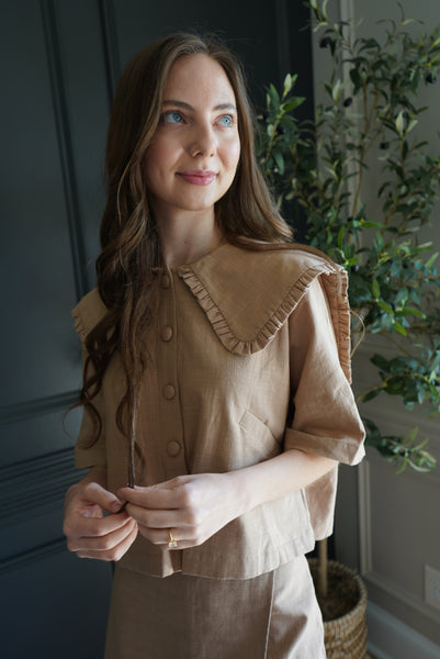 The Blair Linen Short Sleeve Jacket – Gregory Lane Boutique
