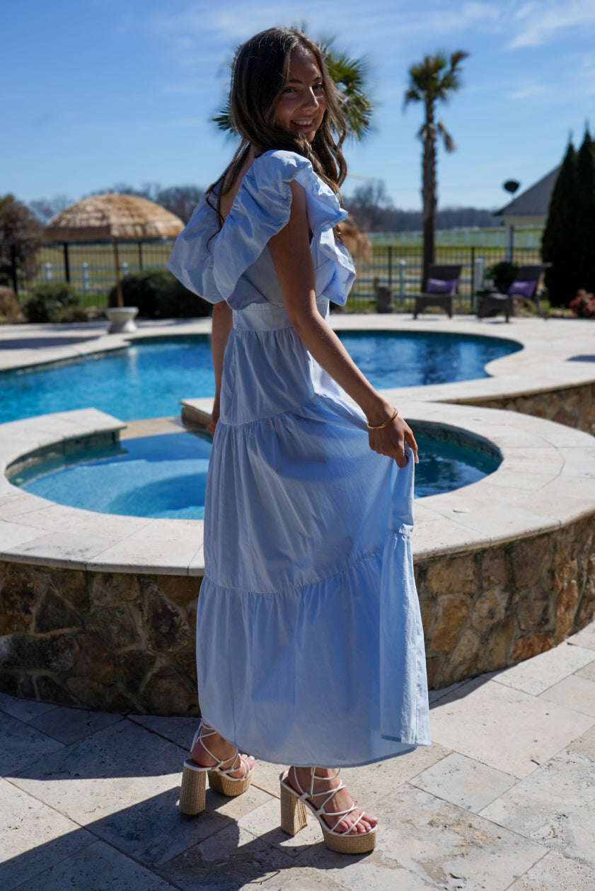 Palmer V Neck Maxi Dress