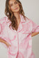 Pink Chetah Print Satin PJs