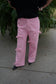 Pink Bow Denim Jeans