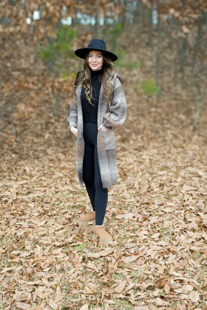 Brown Ombre Cardigan