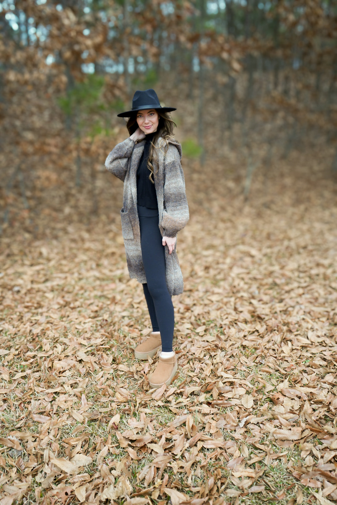 Brown Ombre Cardigan