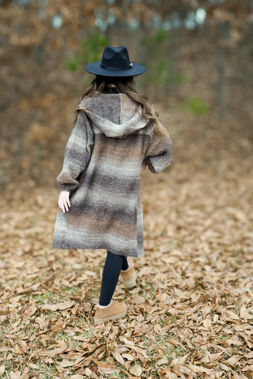 Brown Ombre Cardigan