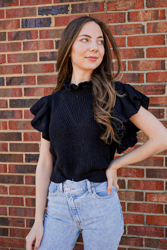 Modern Chic Ruffle Top