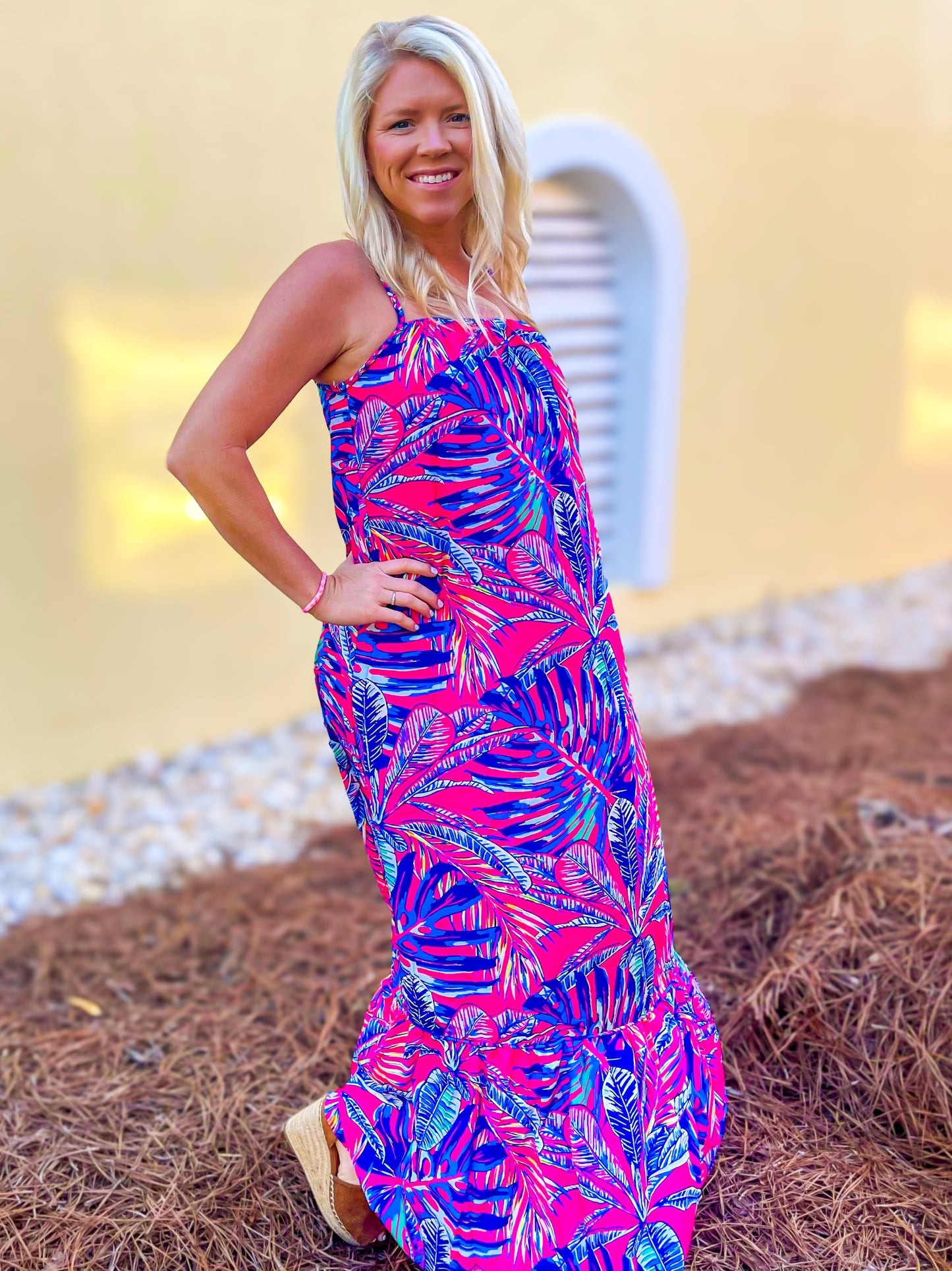 Sunset Breeze Maxi Dress 💜 1 large left