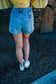 Light Denim High Waisted Shorts