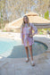 Easy Like Sunday Morning Mini Dress- Lavender