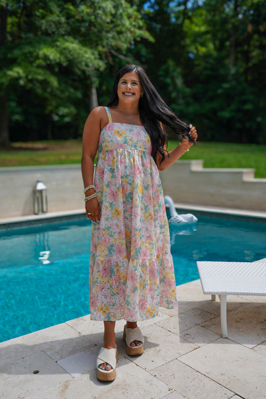 Heartstrings Of Happiness Maxi Dress