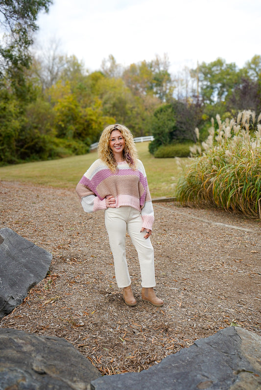 Stardust Whisper Light Pink Sweater