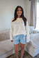 'VACAY' Chenille Patch Sweater