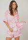 Pink Chetah Print Satin PJs