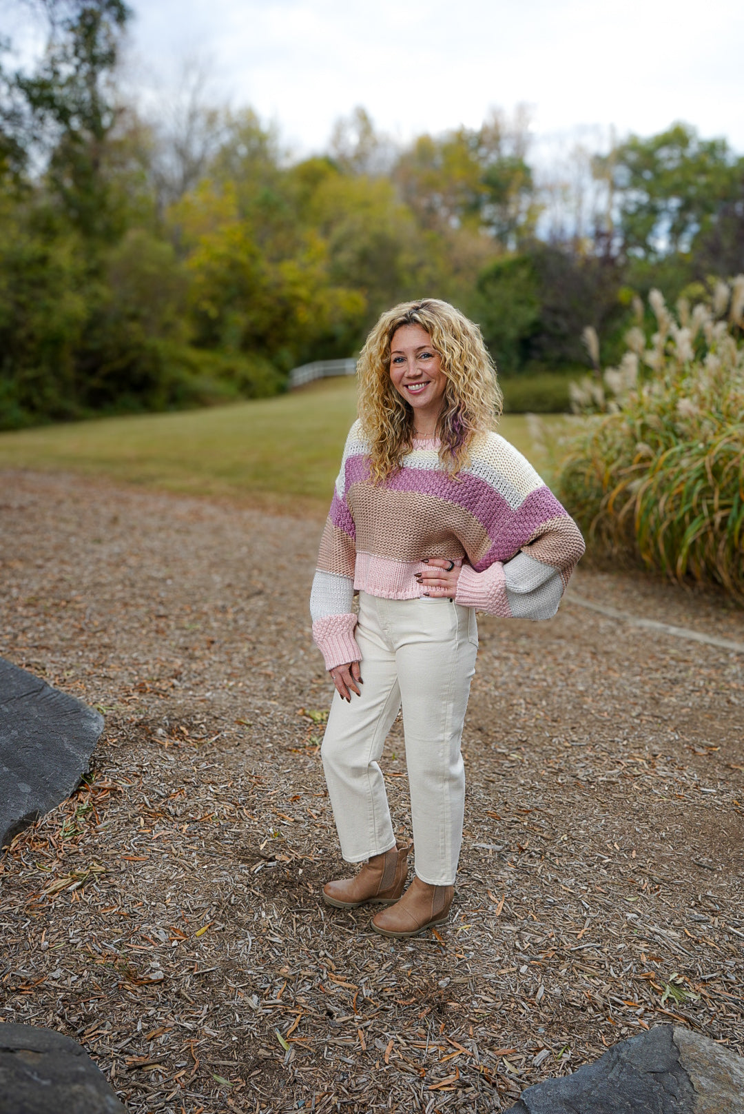 Stardust Whisper Light Pink Sweater