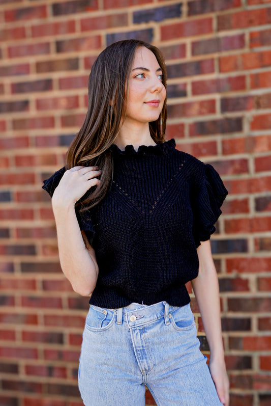 Modern Chic Ruffle Top