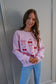 Ribbon & Cherry Pink Sweatshirt