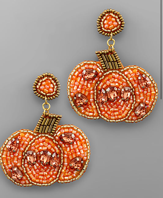 Pumpkin Patch Treasure Earrings