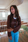 Brown Front Tie Cardigan