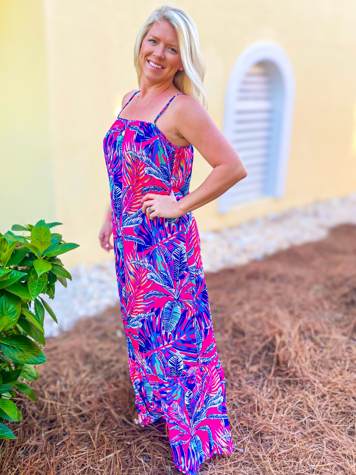 Sunset Breeze Maxi Dress 💜 1 large left