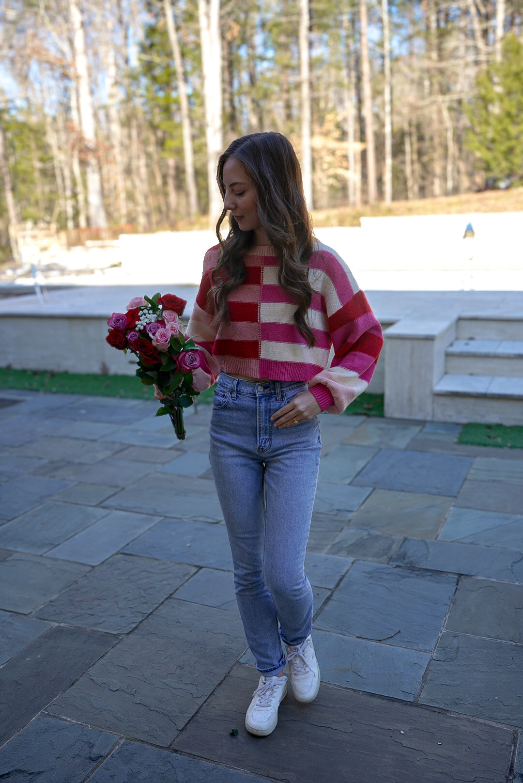 Crazy In Love Stripped Colorblock Sweater