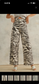 Lacie Straight Wide Leg Denim Pants- Zebra