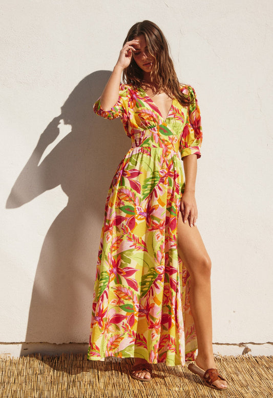 Cabana Dream Floral Maxi Dress