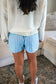 Chambray Stripped Boxer Shorts