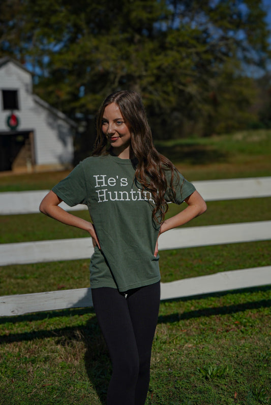 He's Hunting Tee 🦌 1 medium & XL