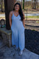 The Surfside Sky Blue Jumpsuit