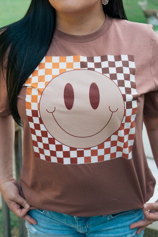 Fireside Grin Graphic Tee 🤎 1 small left