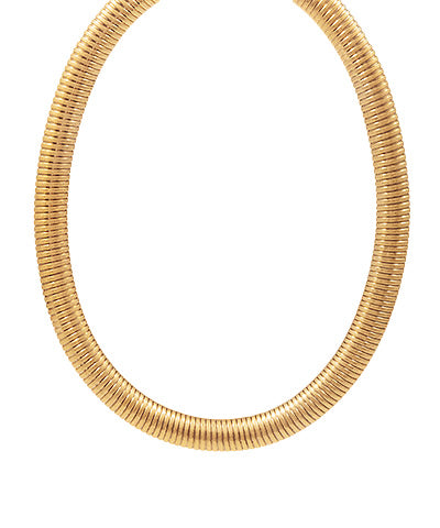 Gold Omega Chain Choker