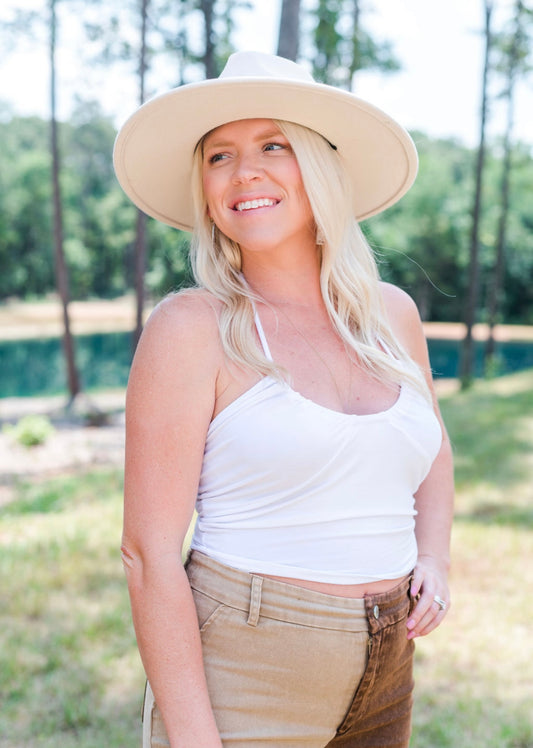 Flirty Mood White Top